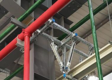 江达该抗震支架的整体式支吊架结构协调性好